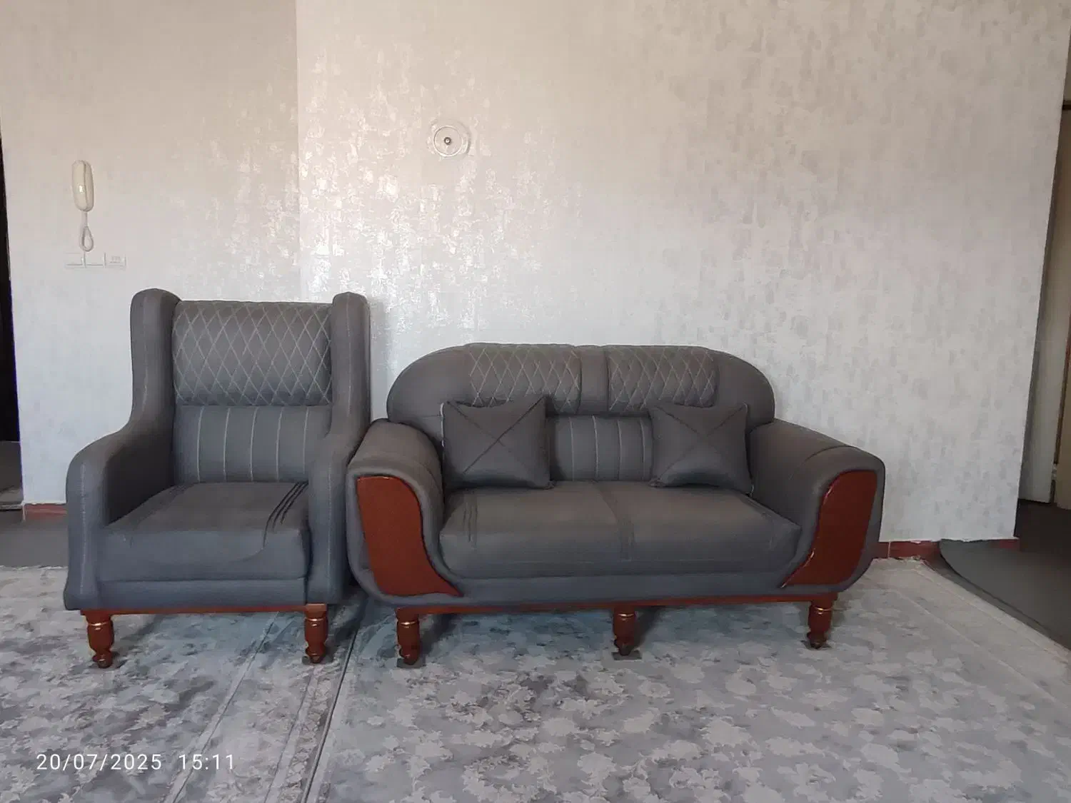 مبل راحتی|مبلمان خانگی و میز عسلی|خرمآباد, |دیوار