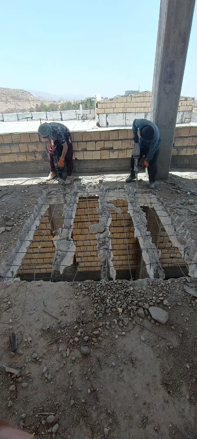 تخریب با دریل افخمی|خدمات پیشه و مهارت|جم, |دیوار