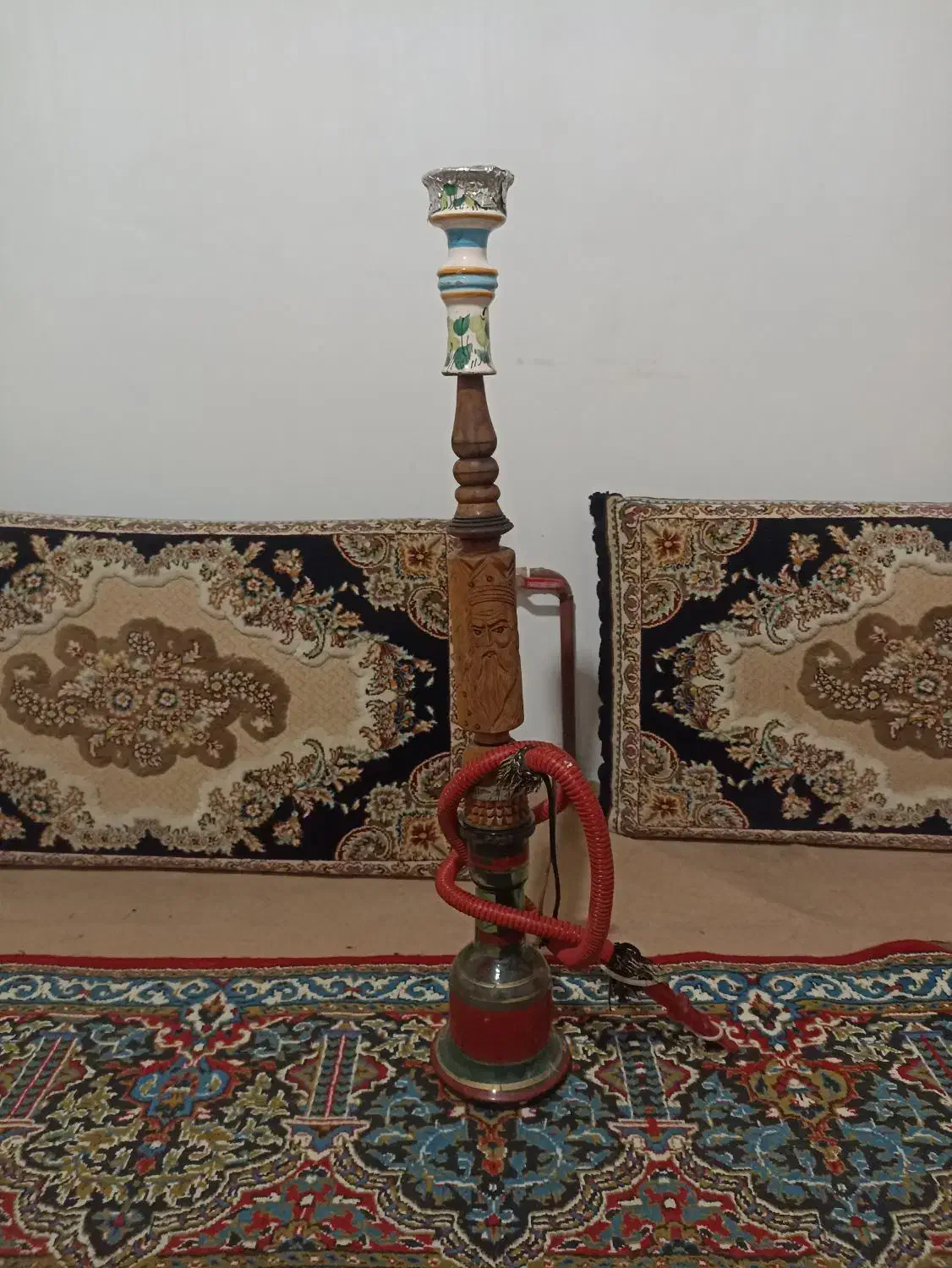 قلیون چوبی گردو|کلکسیون و سرگرمی|مشهد, امیر المومنین|دیوار