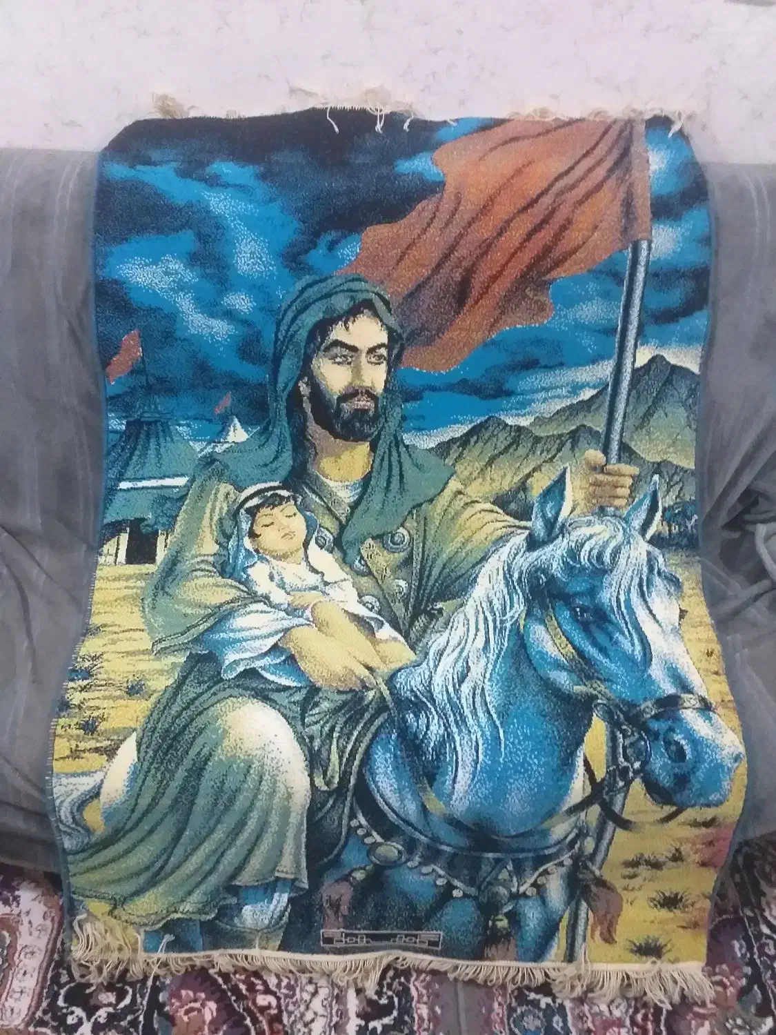 تابلو فرش|تابلو فرش|ایذه, |دیوار