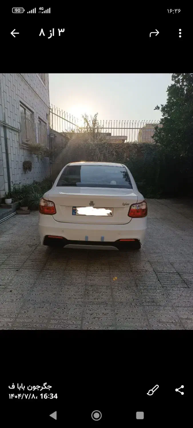 ساینا دوگانه فابریک Sرنگ سفید مدل 1403بیرنگ|خودرو سواری و وانت|علیآباد کتول, |دیوار