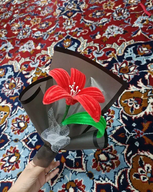 گل لیلیوم دستساز|صنایع دستی و سایر لوازم تزئینی|سقز, |دیوار