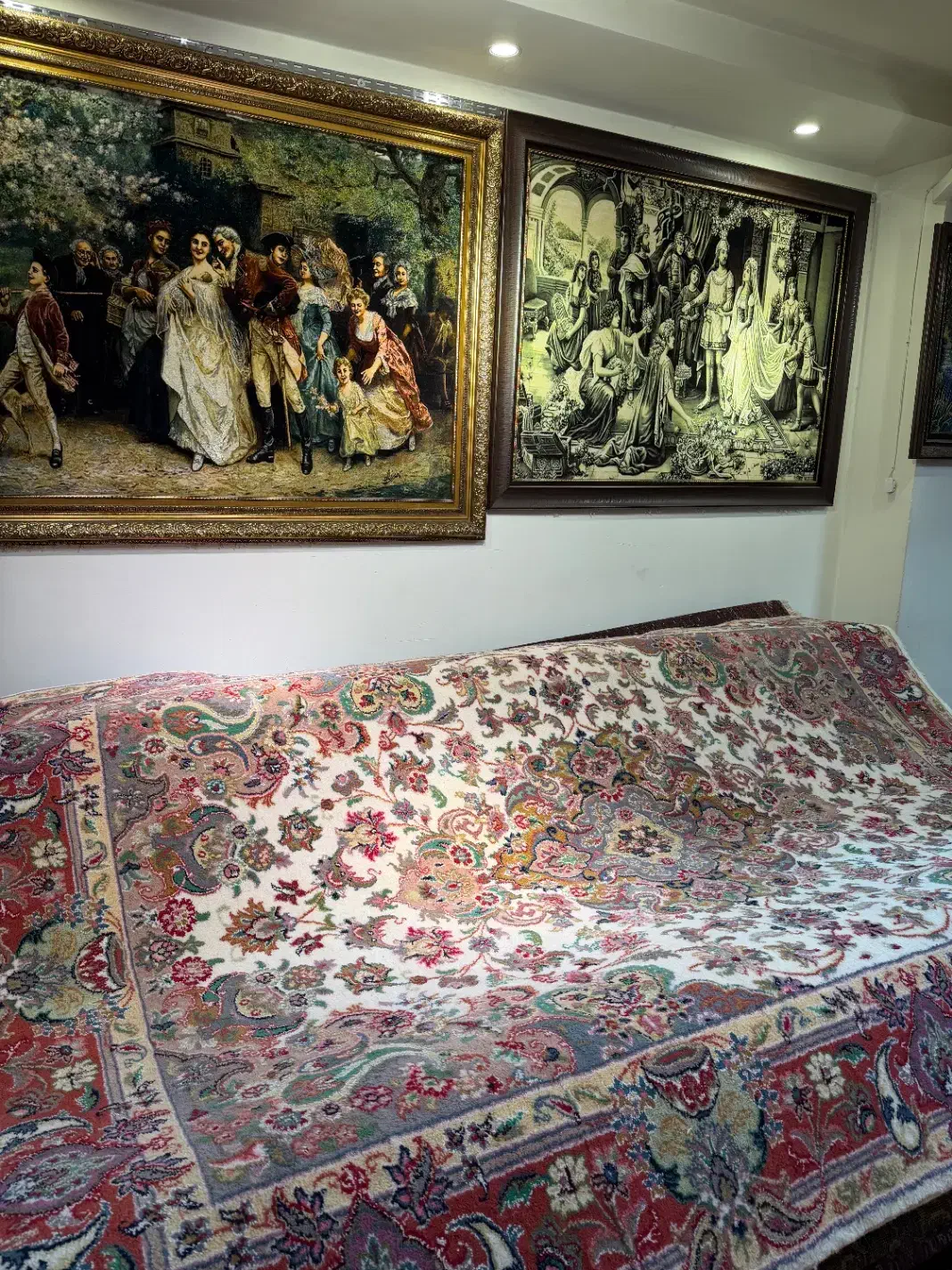 جفت فرش خطیبی گل ابریشم|فرش|تهران, پرواز|دیوار