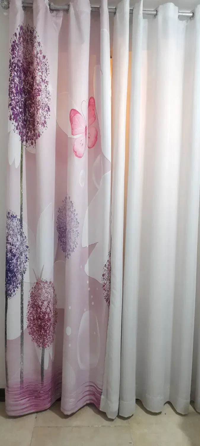 پرده اتاق خواب و روتختی تخت کودک|پرده، رانر، رومیزی|کرج, خرمدشت|دیوار