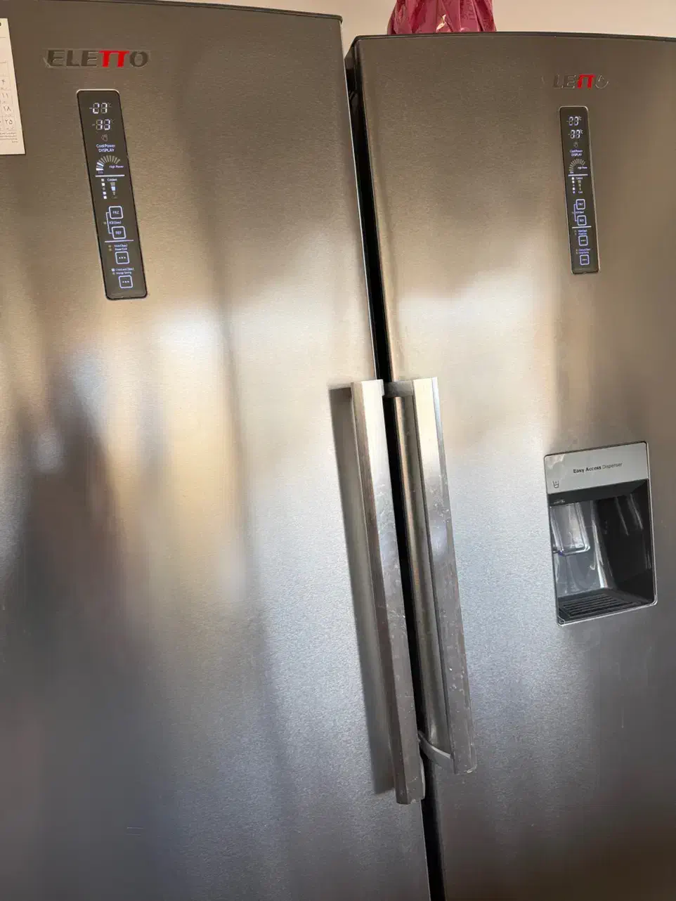 یخچال دو قلو|یخچال و فریزر|رشت, منظریه|دیوار