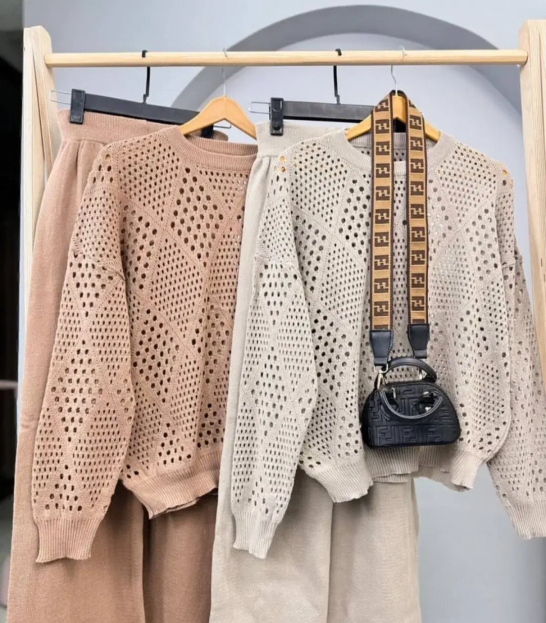 ست بلوز شلوار بافت زنانه|لباس|قائمشهر, |دیوار