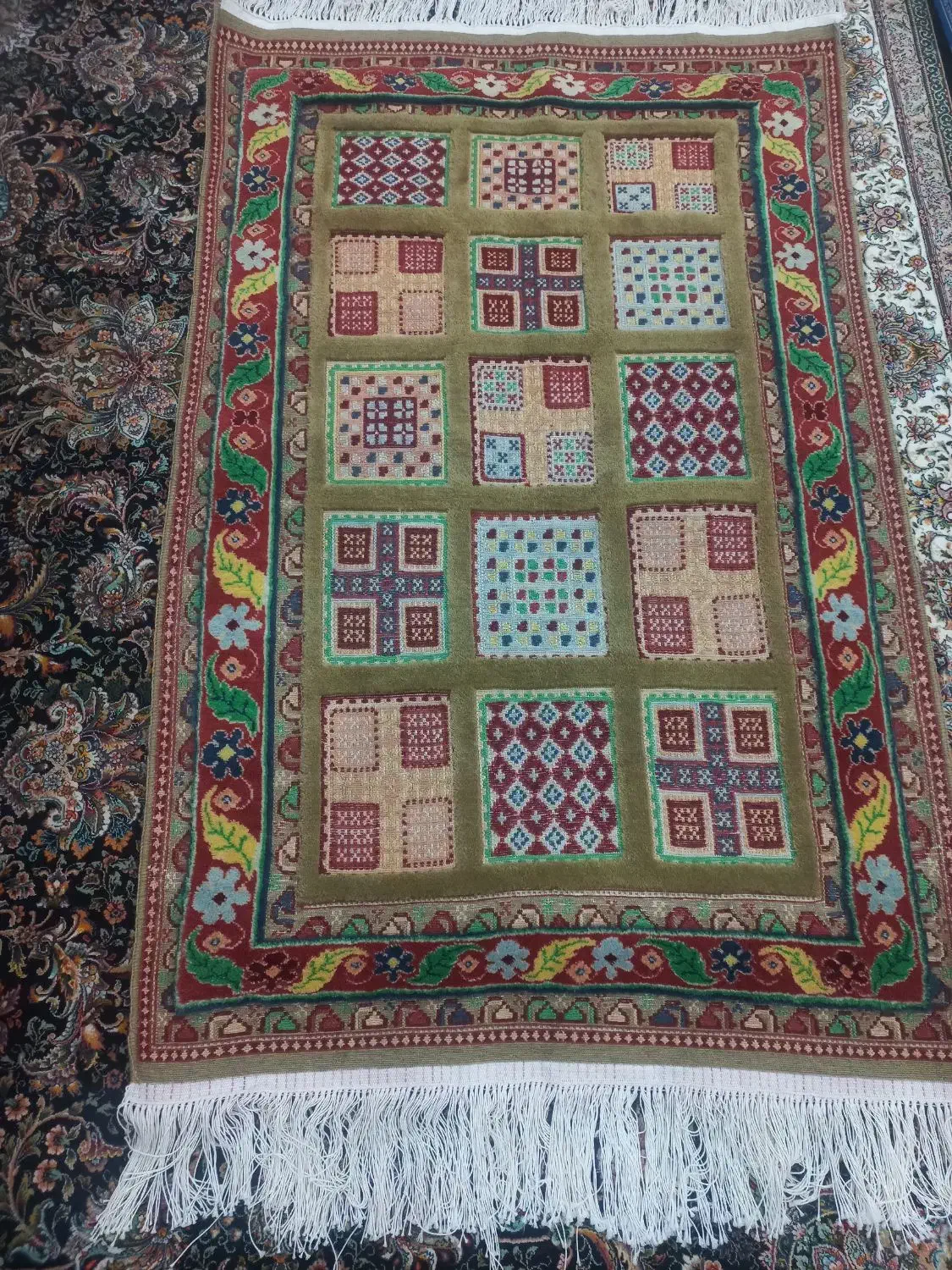 فروش گلیم فرش دستبافت نو|گلیم، جاجیم، گبه|لنگرود, |دیوار