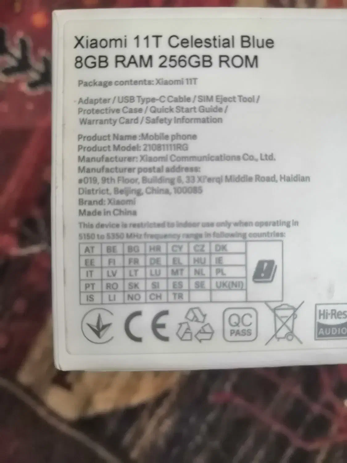 گوشی شیائومی 11 T|موبایل|ری, اقدسیه|دیوار