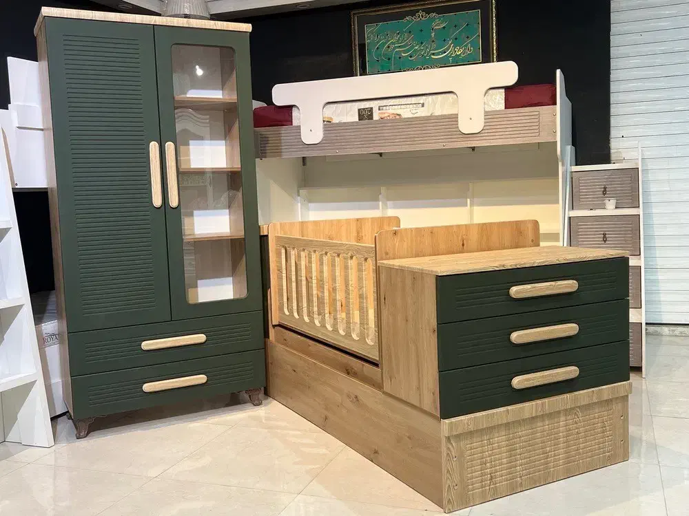 تخت نوزادی مدل نفیس (سرویس )|تخت و صندلی بچه|نیشابور, فضل|دیوار