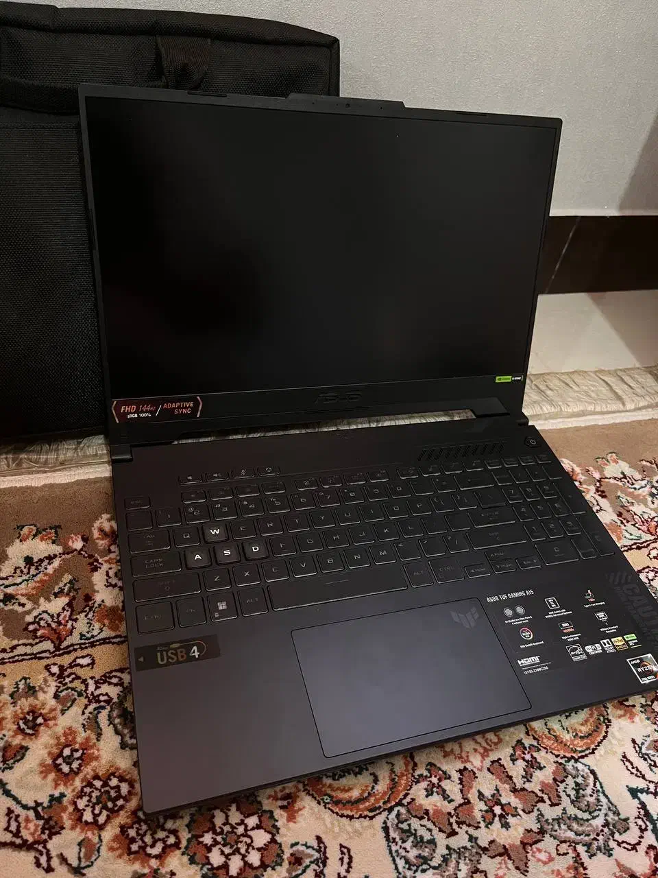 لپ تاپ کاملا نو ایسوس گیمینگ و طراحی|رایانه همراه|تهران, شهرک شریعتی|دیوار