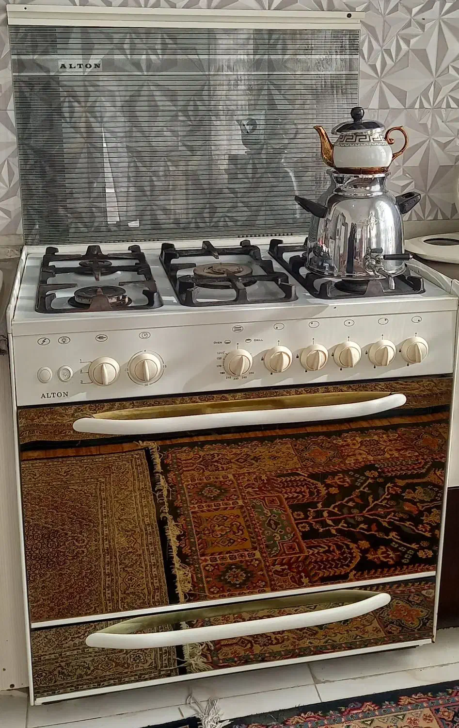 گاز آلتون ایتالیایی فر دار هشتگرد|اجاق گاز و لوازم برقی پختوپز|هشتگرد, شهرک گلها|دیوار