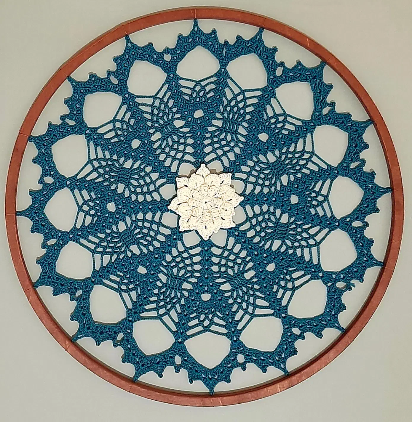 دیوارکوب ماندالا دست بافت مجموعه ۶ عددی|صنایع دستی و سایر لوازم تزئینی|تهران, یافت آباد جنوبی|دیوار