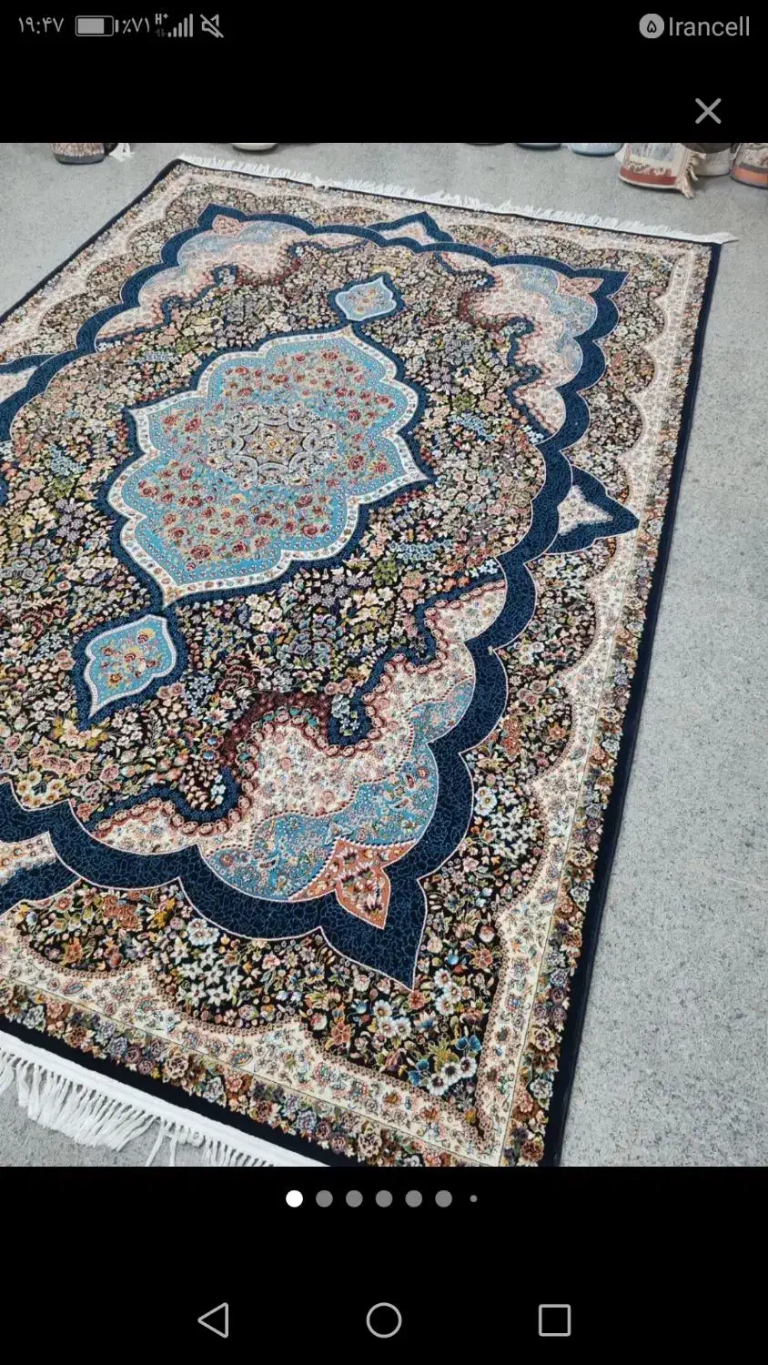 فرش 9 متری 1000 شانه تراکم 3000|فرش|کمیجان, |دیوار