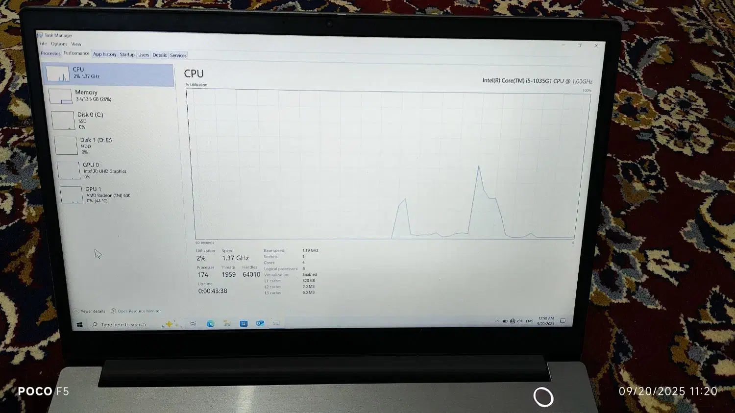 لپ تاپ Lenovo thinkbook|رایانه همراه|کرمان, |دیوار