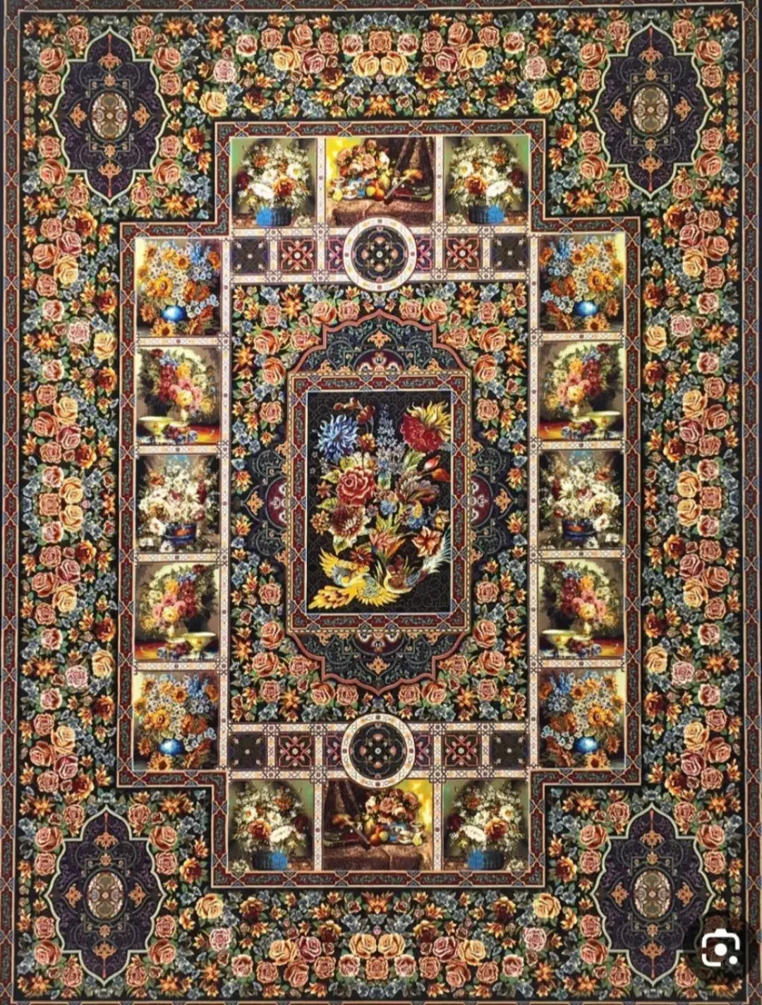 فروش فرش طرح باغ ارم|فرش|نورآباد ممسنی, |دیوار