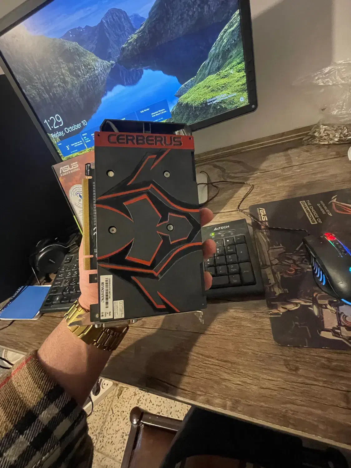 کارت گرافیک gtx1050ti بسیار تمیز عالی برای گیم|قطعات و لوازم جانبی رایانه|ارومیه, |دیوار