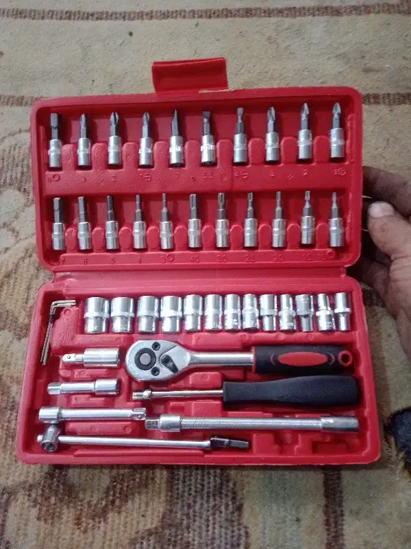 اچاربوکس کامل ۴۶عددی|ابزارآلات|آق قلا, |دیوار