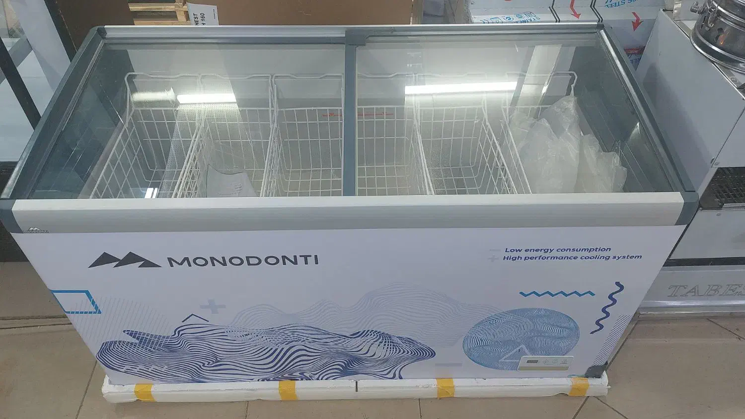 تاپینگ بستنی فریزر بستنی فریزر صندوقی مونودونتی|فروشگاه و مغازه|رشت, منظریه|دیوار