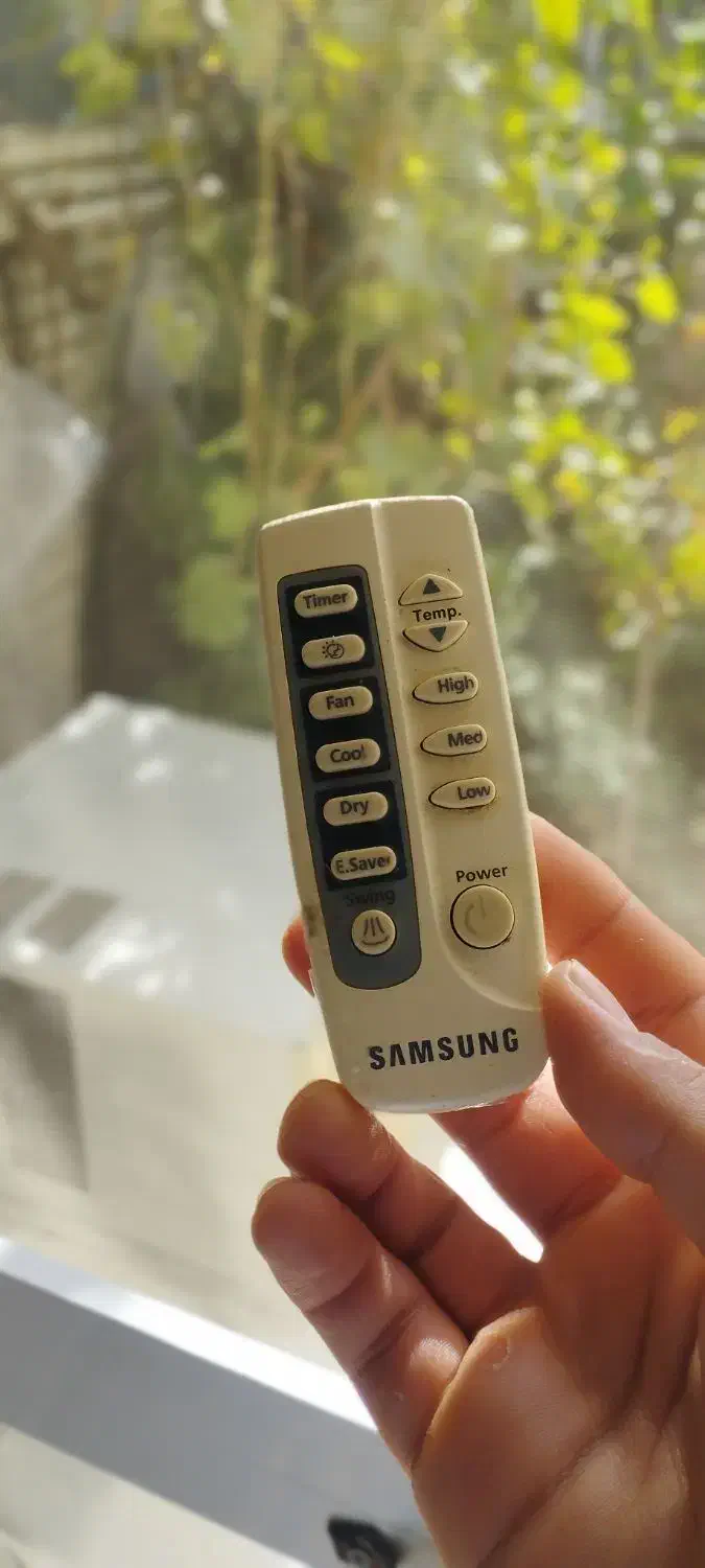 کولر پنجره سامسونگ با کنترل|کولر گازی و فن‌کوئل|آزادشهر, |دیوار