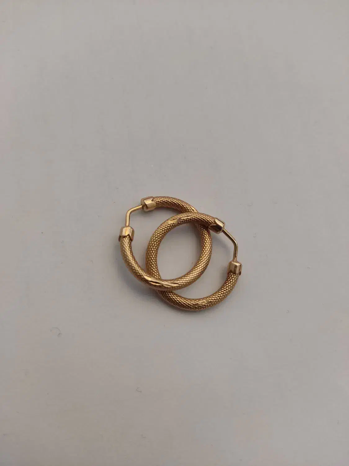 زنجیر طلا و گوشواره حلقه ای|جواهرات|ساوه, |دیوار