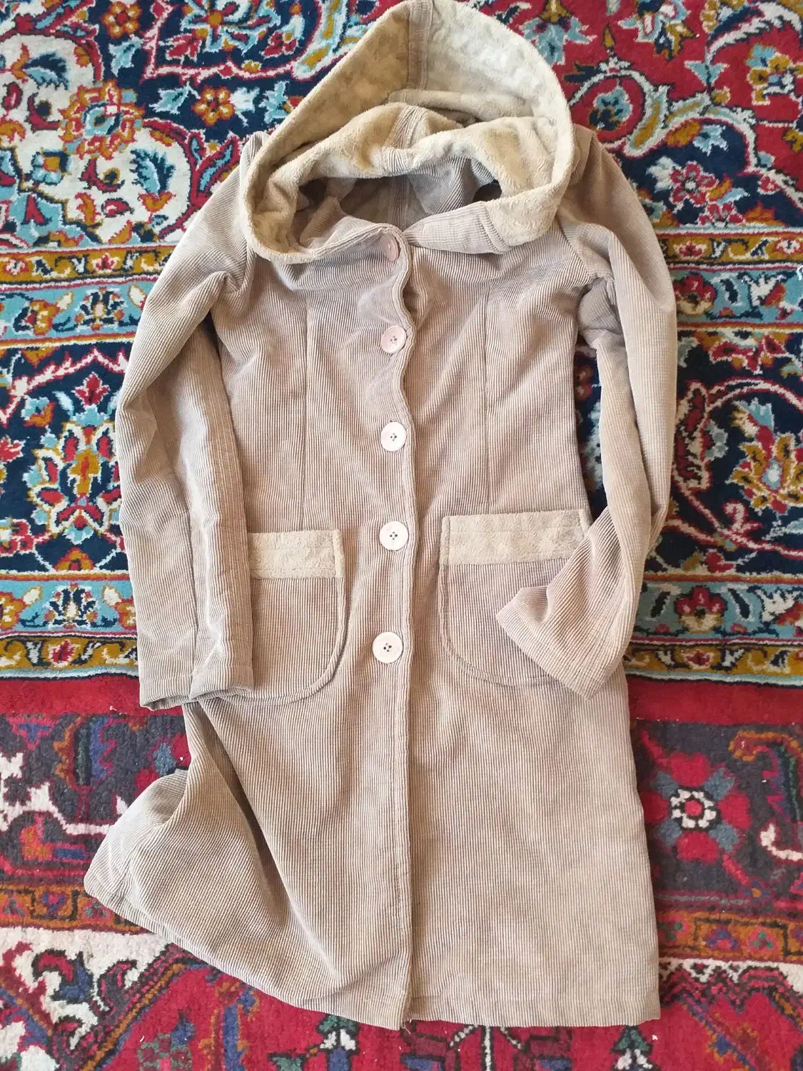 پالتو مخمل کبریتی درحدنو|لباس|سراب, |دیوار