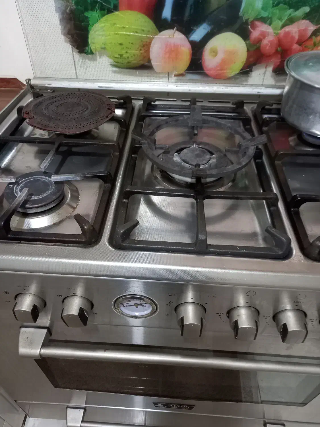 اجاق گاز فر تمام استیل آلتون|اجاق گاز و لوازم برقی پخت‌وپز|تهران, دستغیب|دیوار