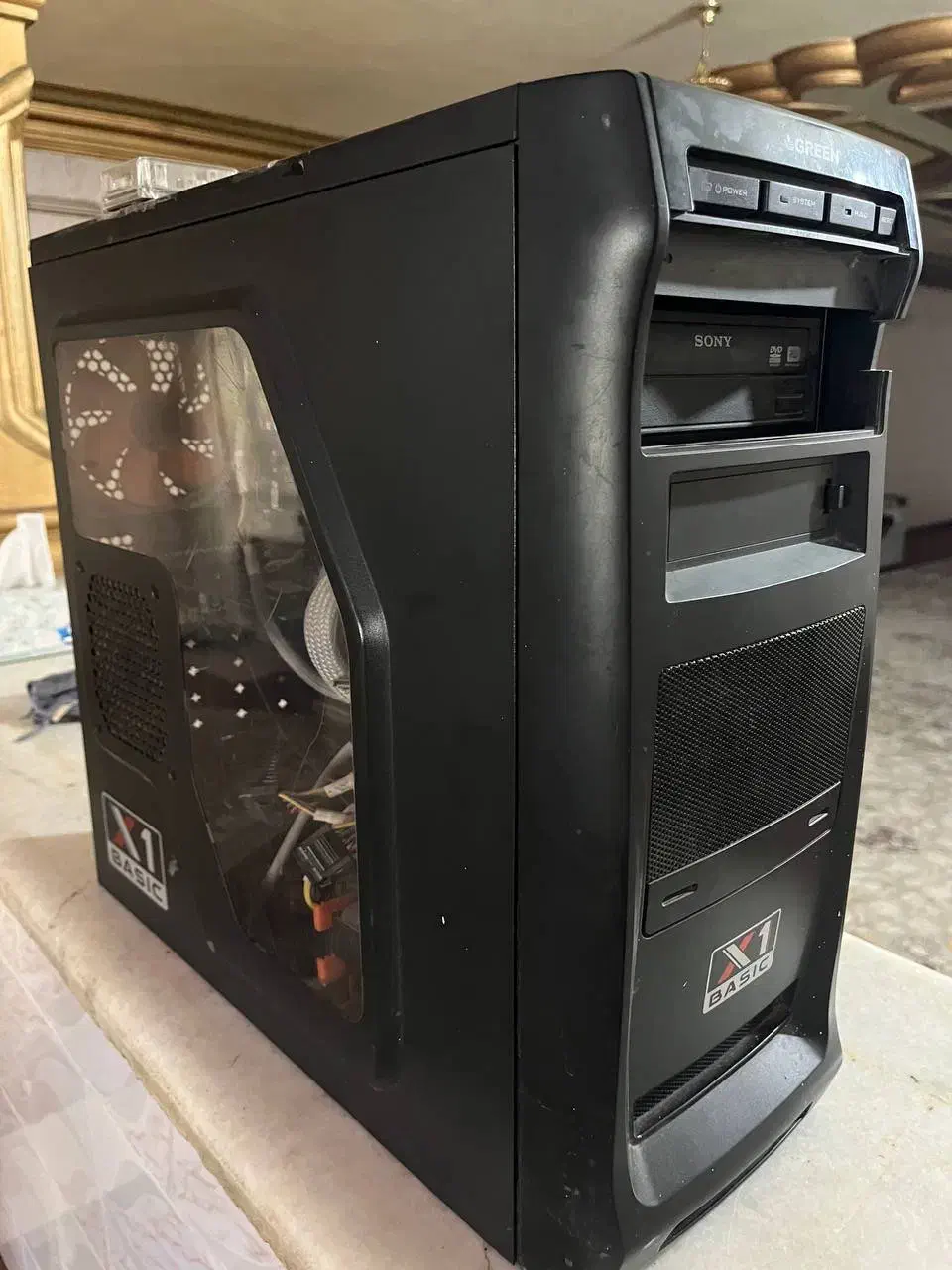 کیس کامپیوتر به همراه مانیتور و باند|رایانه رومیزی|بندر ترکمن, |دیوار