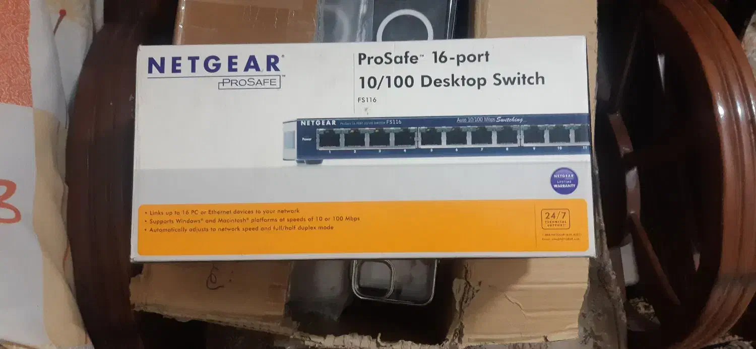 دستگاه سوئیچینگ شبکه ‌NETGEAR|مودم و تجهیزات شبکه|تهران, آذربایجان|دیوار
