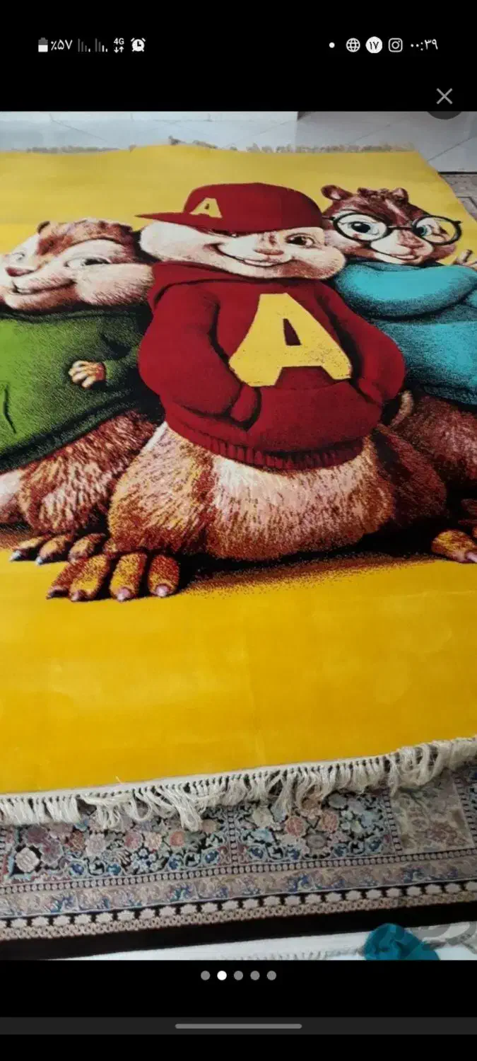 فرش اتاق کودک در حد نو|فرش|قرچک, مهدیه|دیوار