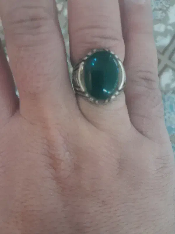 انگشتر نقره یشم|جواهرات|اردبیل, |دیوار