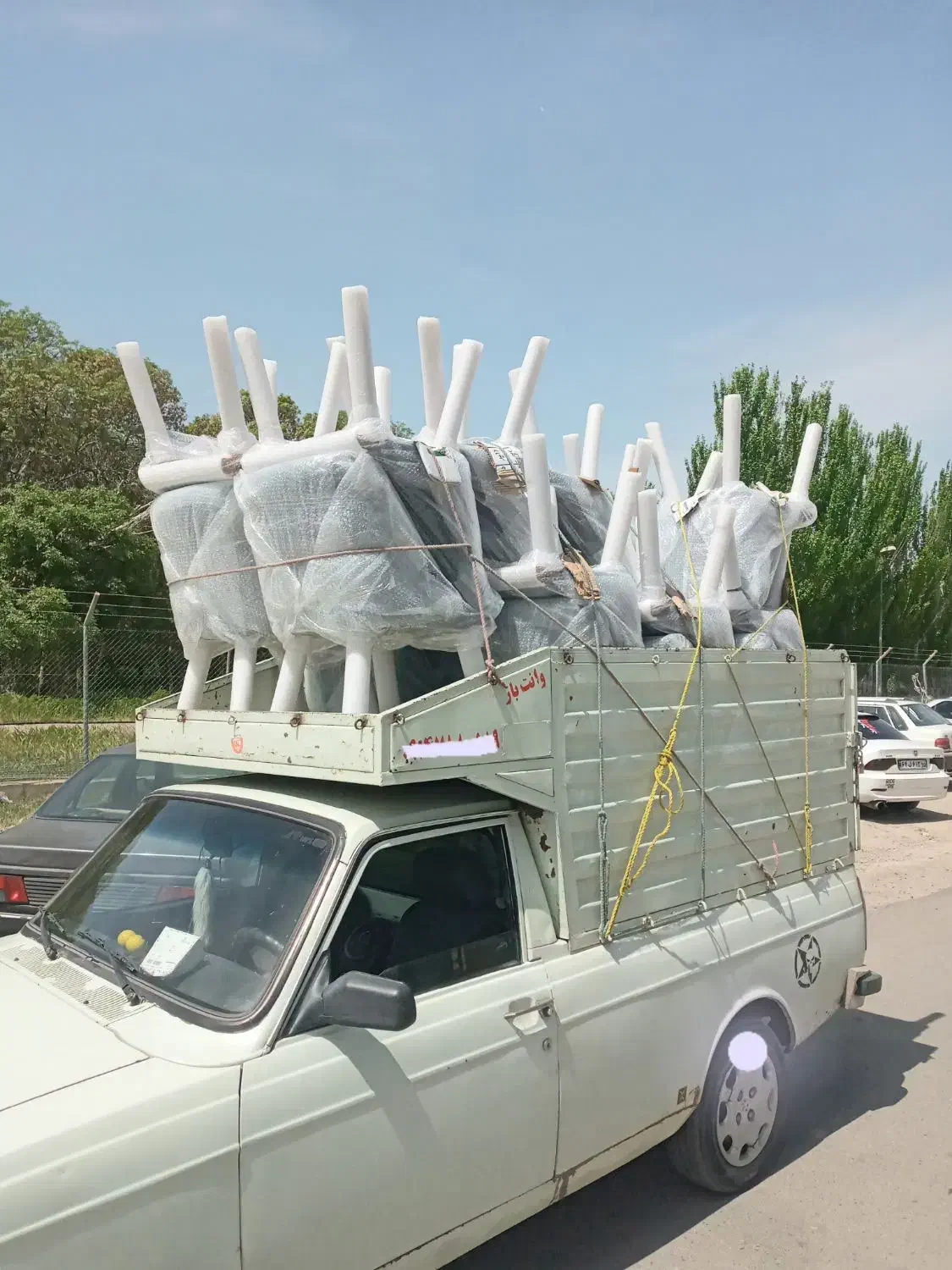 وانت بارتلفنی کف صاف حمل ونقل اثاثیه منزل مبل و ..|خدمات حمل و نقل|تبریز, |دیوار