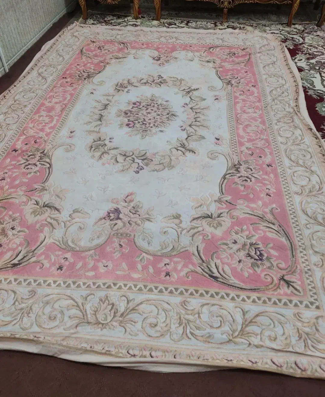 روفرشی کشدار مخمل طرح فرش|روفرشی|مشگین شهر, |دیوار