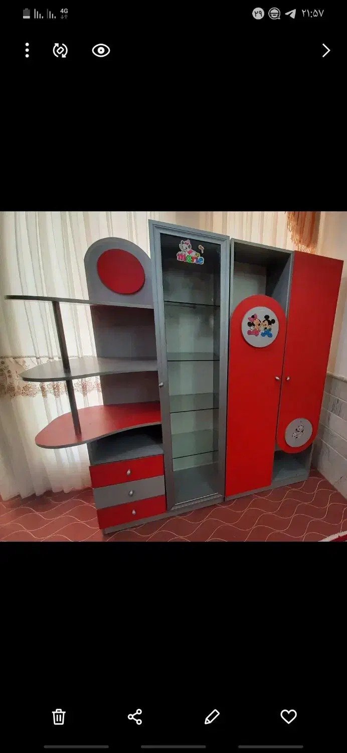 کمد بچه در حد نو|جاکفشی، کمد، دراور|قم, زینبیه|دیوار