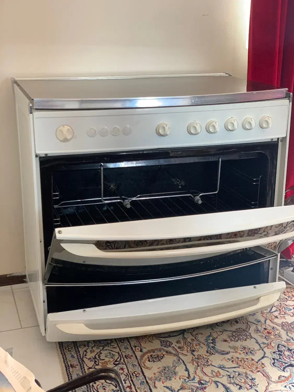 اجاق گاز فر دار و جوجه گردان ومحفظه گرم نگهدارغذا|اجاق گاز و لوازم برقی پخت‌وپز|پردیس, فاز ۱۱|دیوار