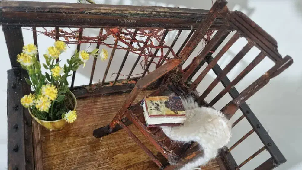 ماکت تراس پاییزی مناسب دکور|کلکسیون و سرگرمی|آستانه اشرفیه, |دیوار