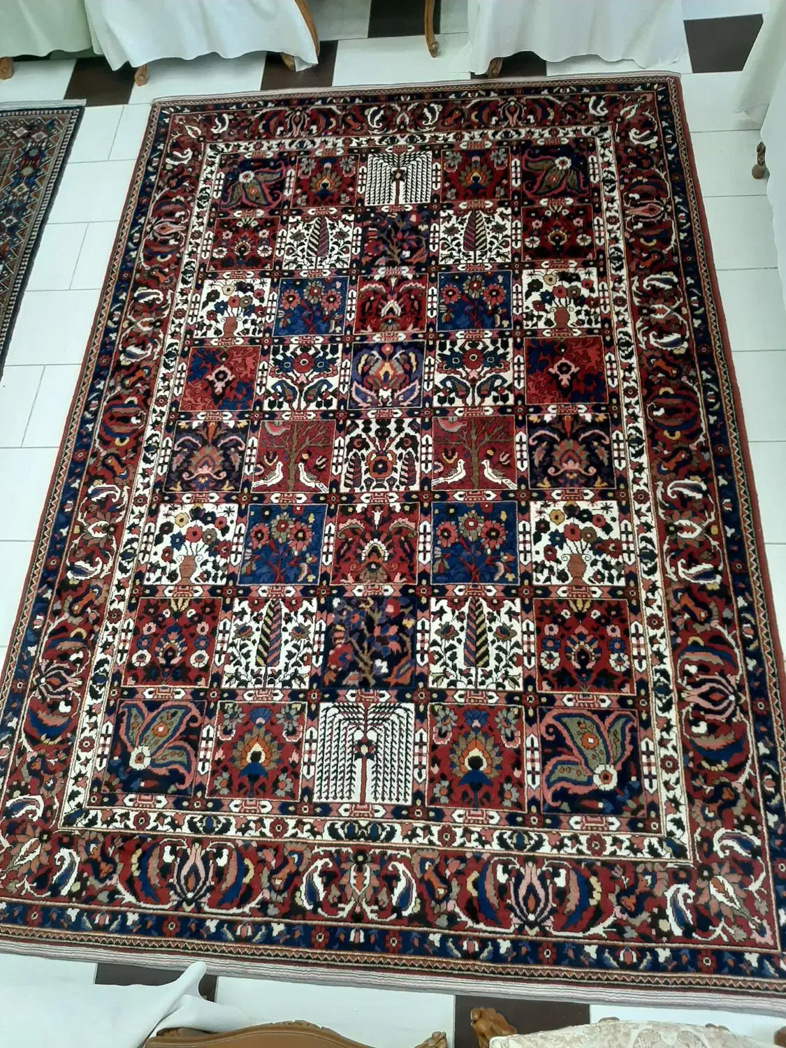 فرش خشت چالشتر، فرش یلمه ۶ متری|فرش|بروجن, |دیوار