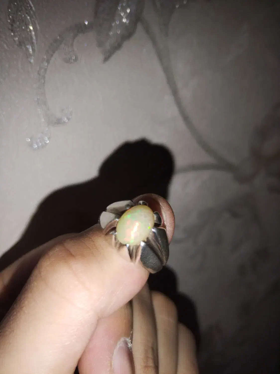 انگشتر نقره اپال اتیوپی|جواهرات|تهران, بهارستان|دیوار