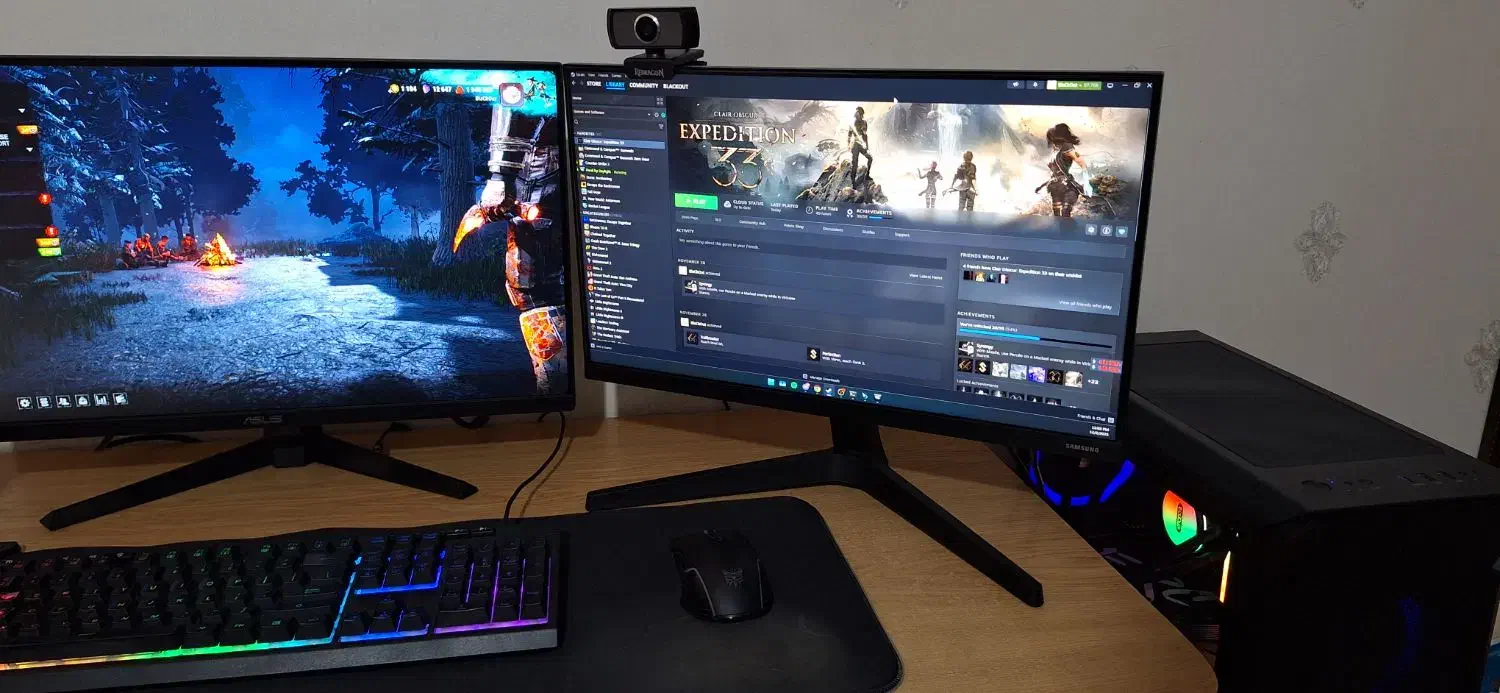 مانیتور گیمینگ سامسونگ ۲۲ اینچ|قطعات و لوازم جانبی رایانه|شیراز, مبعث|دیوار