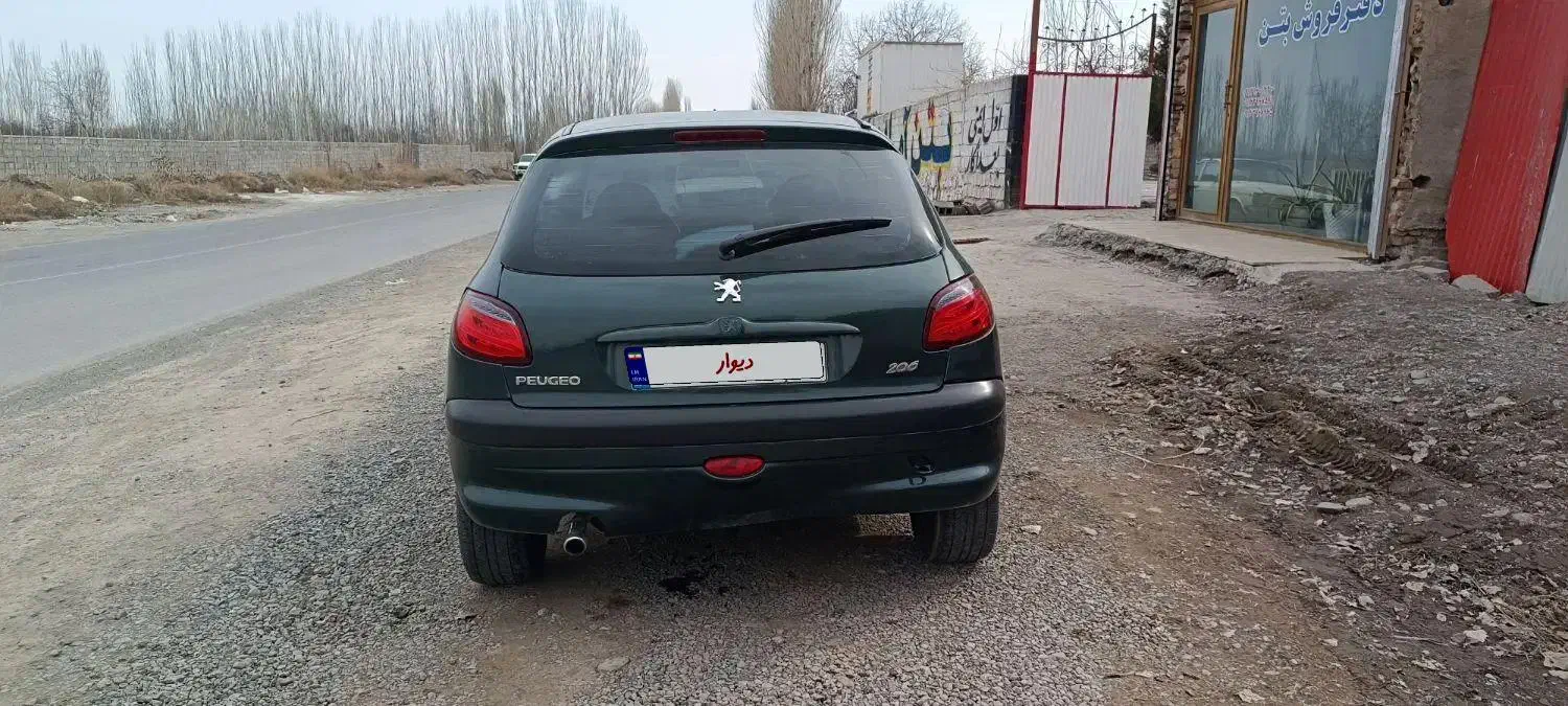 پژو206 تیپ2|خودرو سواری و وانت|خوی, |دیوار