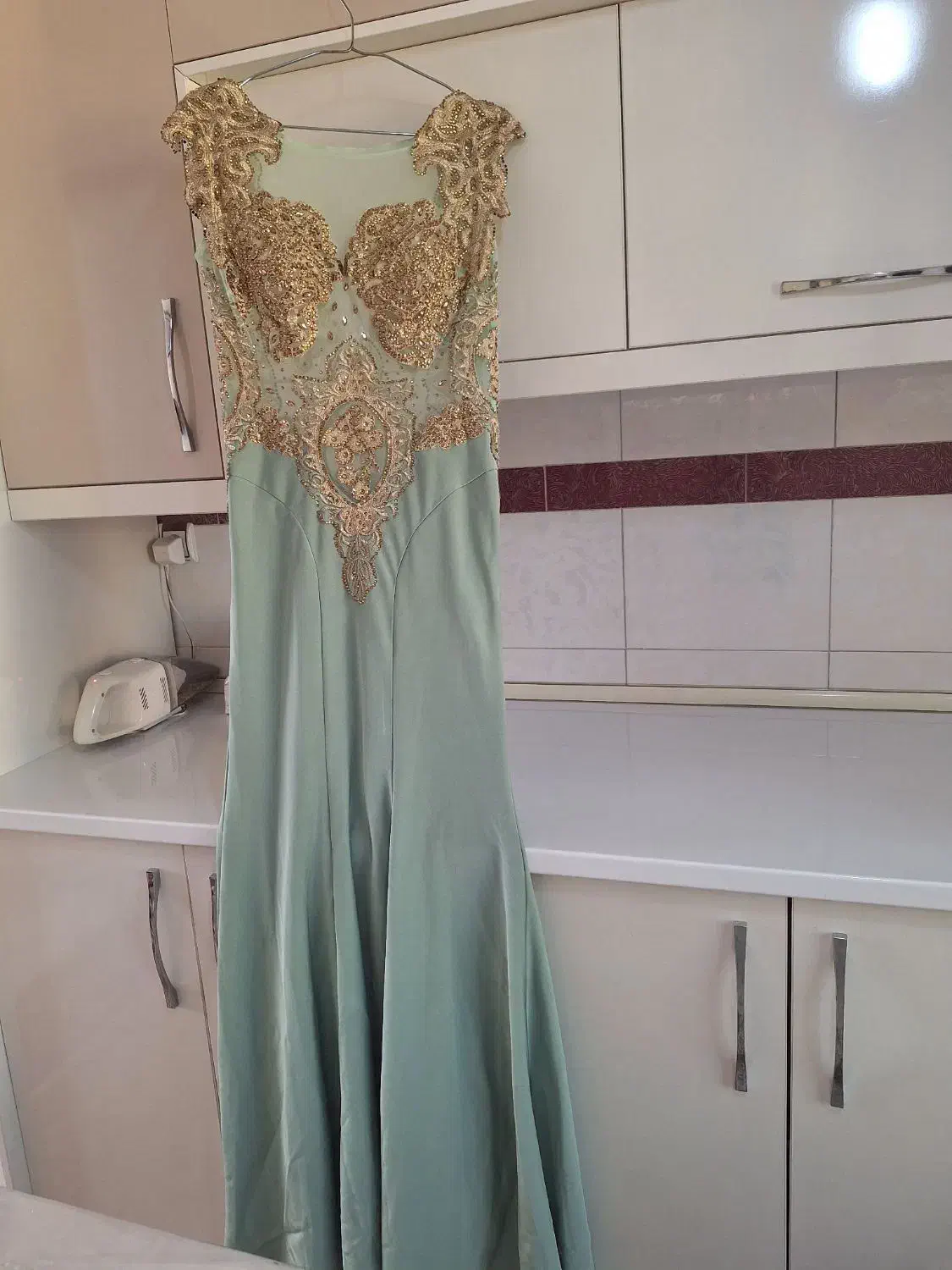 لباس مجلسی بلند سایز ۴۲ و ۴۴ ۷۰۰هزارتومن|لباس|اردبیل, |دیوار