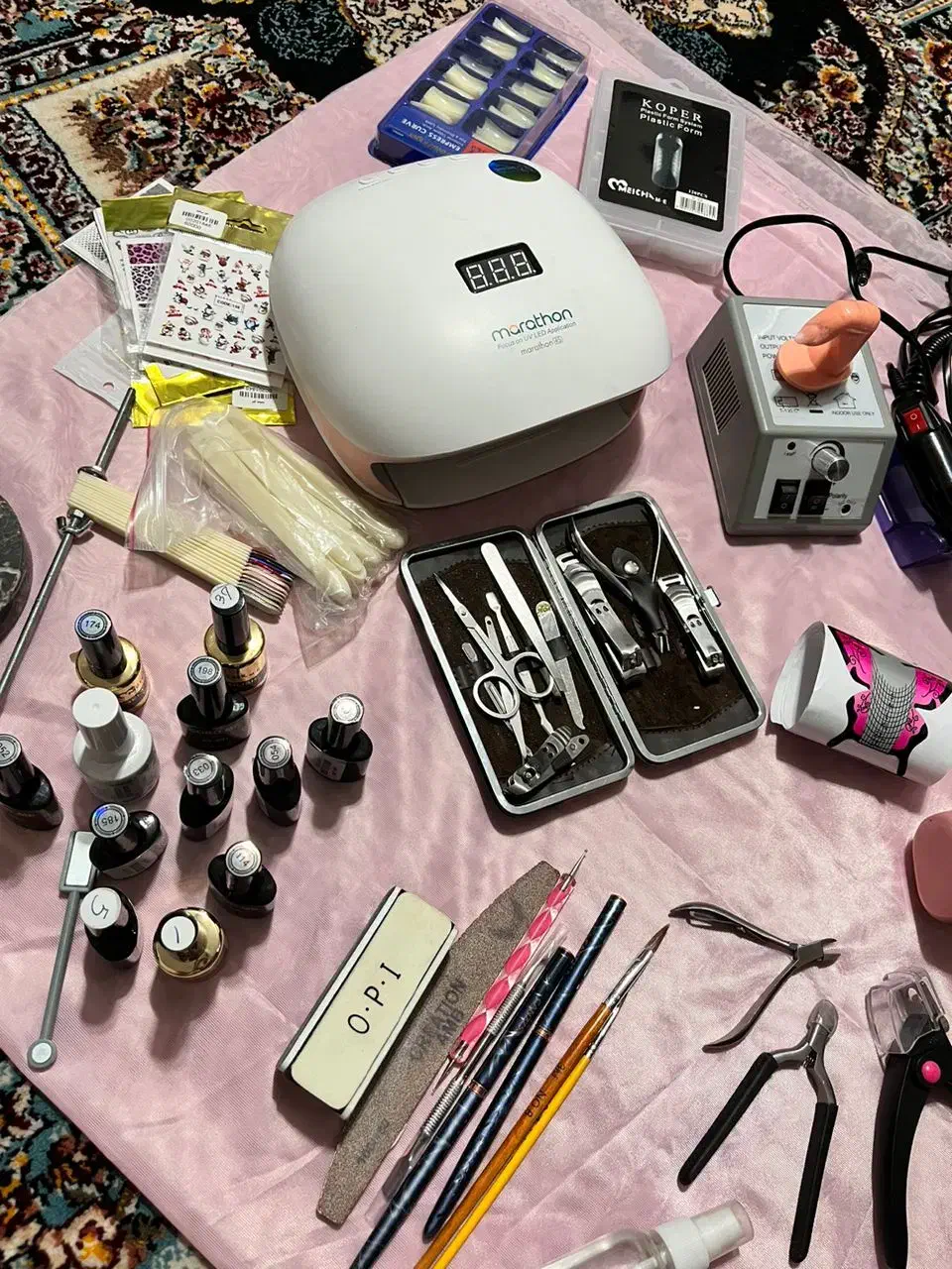 وسایل کاشت ناخن|آرایشی، بهداشتی، درمانی|کرمان, |دیوار