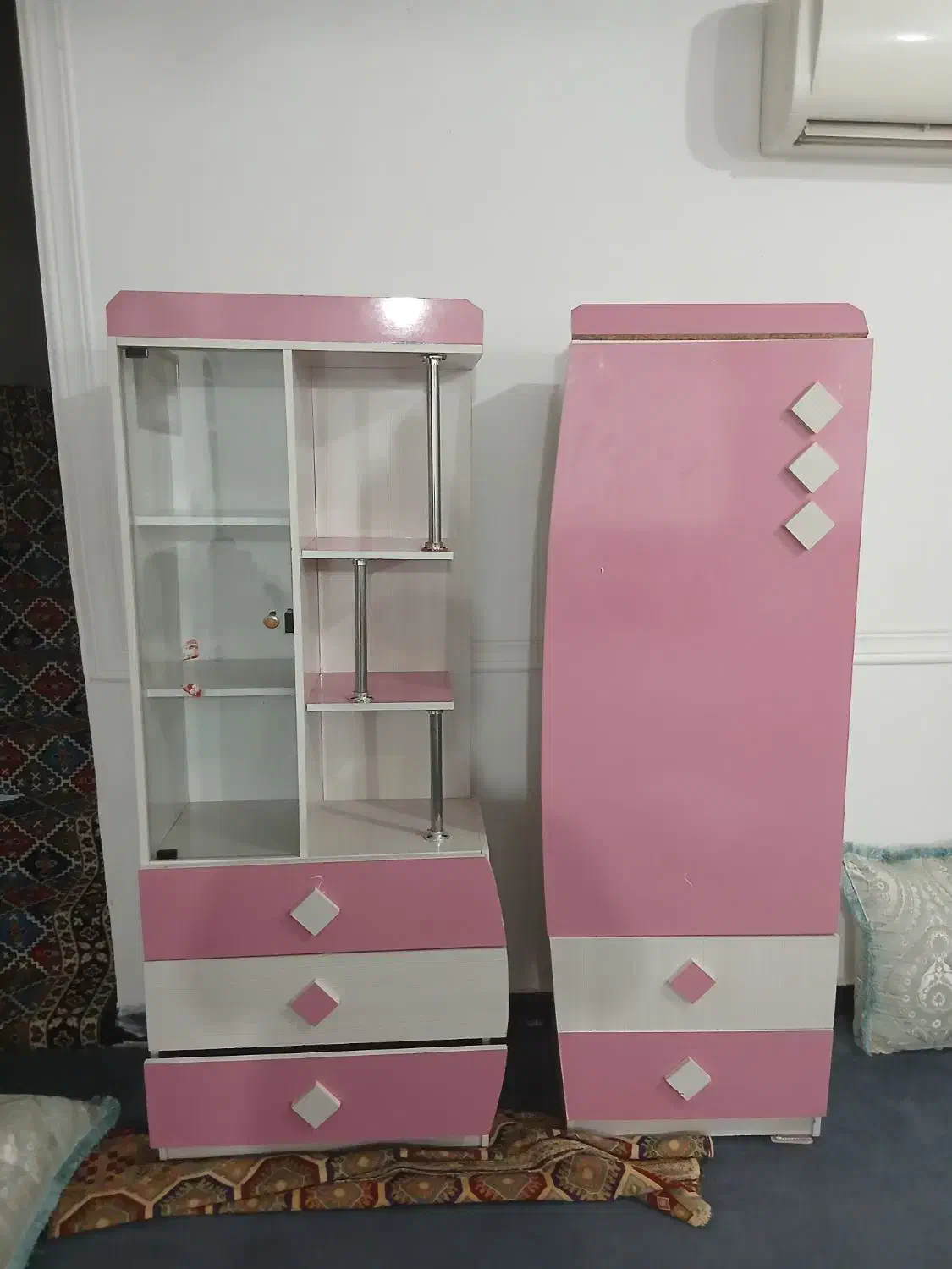 کمد دو تکه نوجوان در حد نو|جاکفشی، کمد، دراور|بندر کنگان, |دیوار