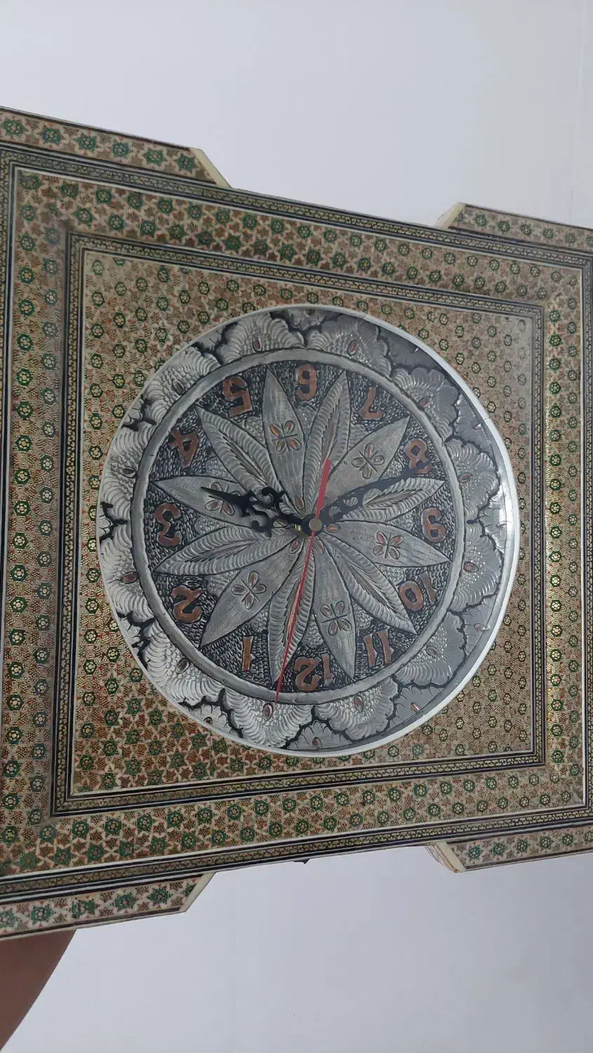 ساعت خاتم و مس|ساعت دیواری و تزئینی|شیراز, عفیف‌آباد|دیوار