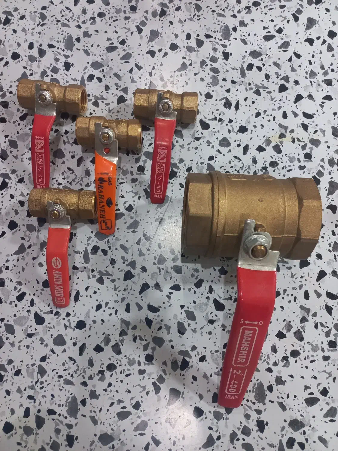 شیر گازی یک دوم و ۲ اینچ نو|ابزارآلات|اسلام‌شهر, شهرک مهدیه|دیوار