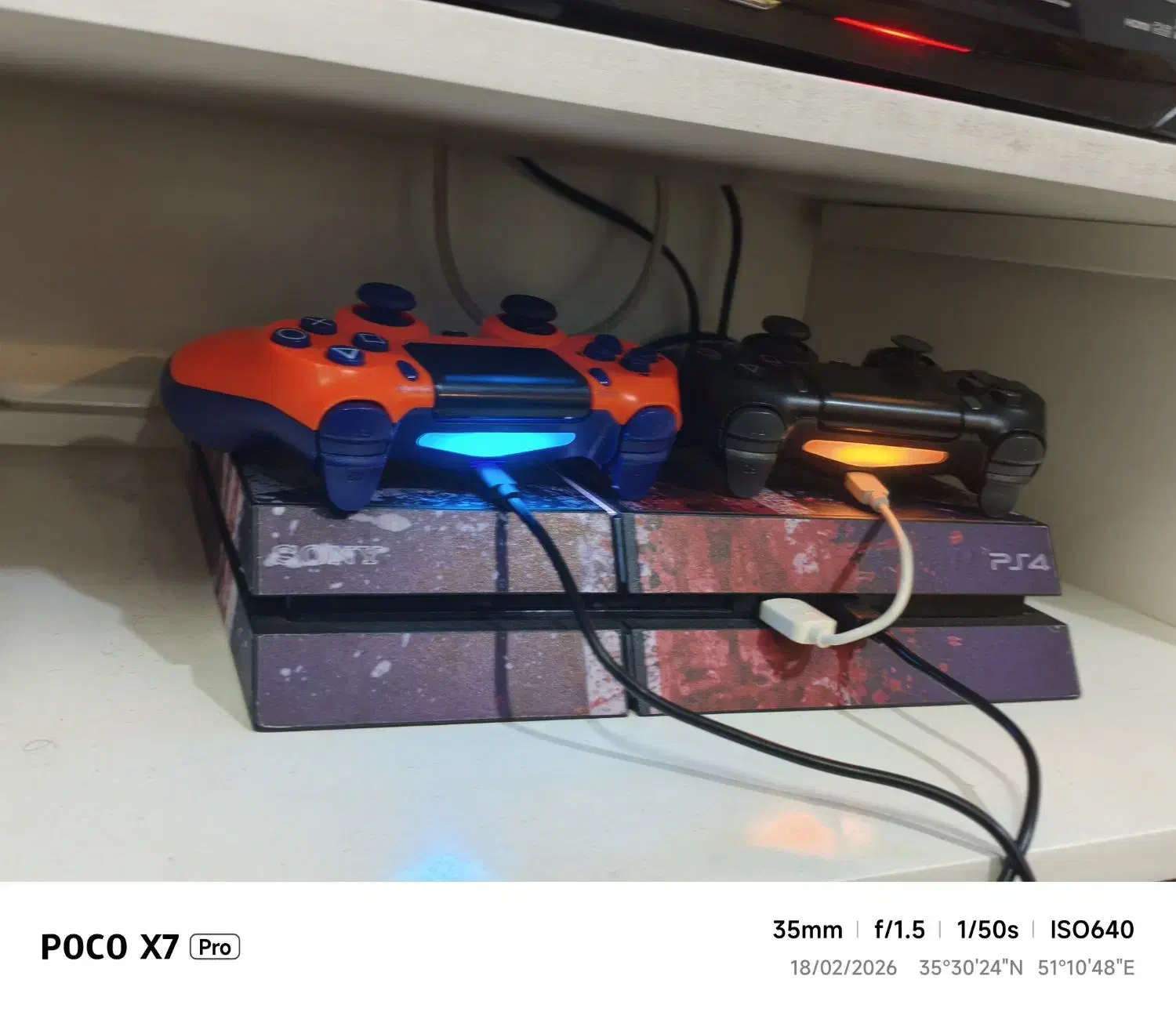 ps4 دو دسته 500g|کنسول، بازی ویدئویی و آنلاین|بهارستان, |دیوار