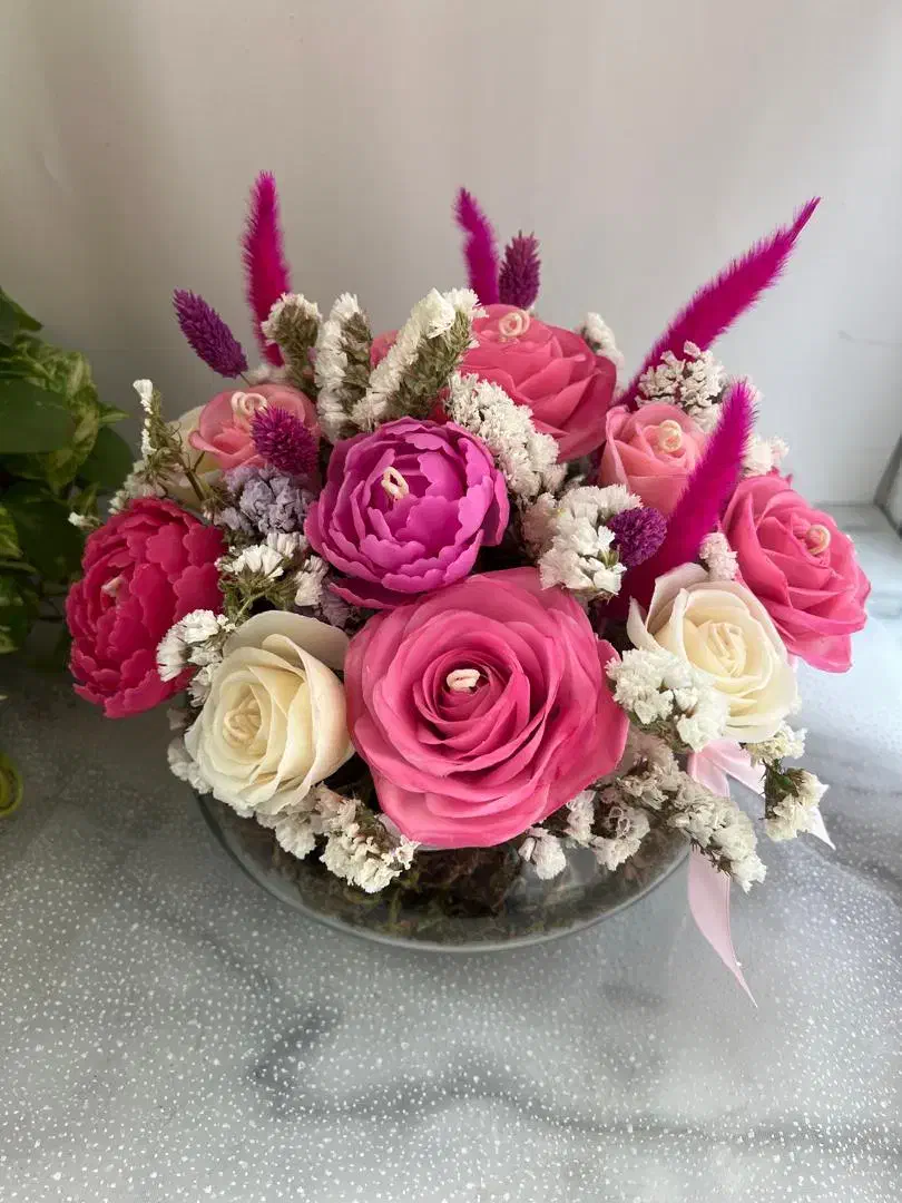 گلدان شمع دستساز|صنایع دستی و سایر لوازم تزئینی|تهران, شهرک دریا|دیوار