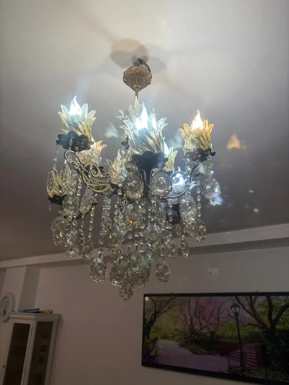 لوستر|لوستر و چراغ آویز|همدان, |دیوار