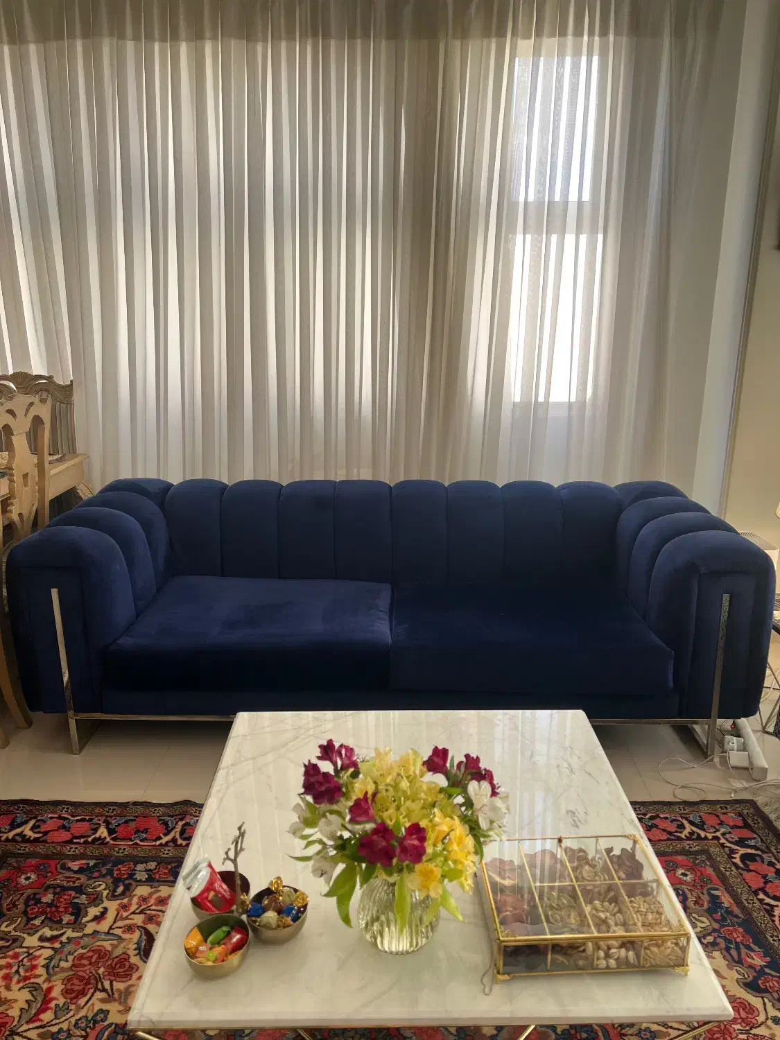 نیم ست مبلمان راحتی|مبلمان خانگی و میز عسلی|اصفهان, بیدآباد|دیوار