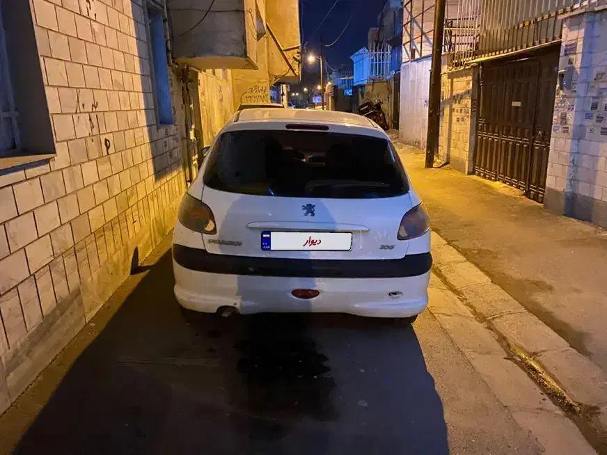 پژو ۲۰۶تیپ۲ مدل ۸۹|خودرو سواری و وانت|قزوین, |دیوار