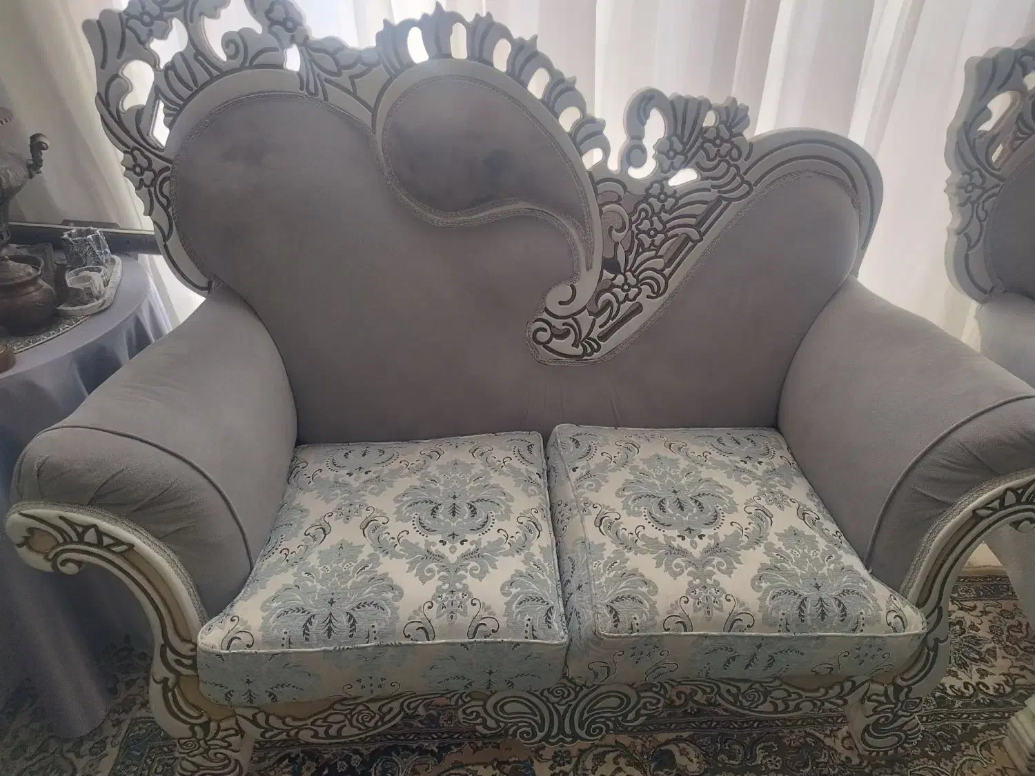 مبل ۷ نفره|مبلمان خانگی و میز عسلی|فلاورجان, |دیوار